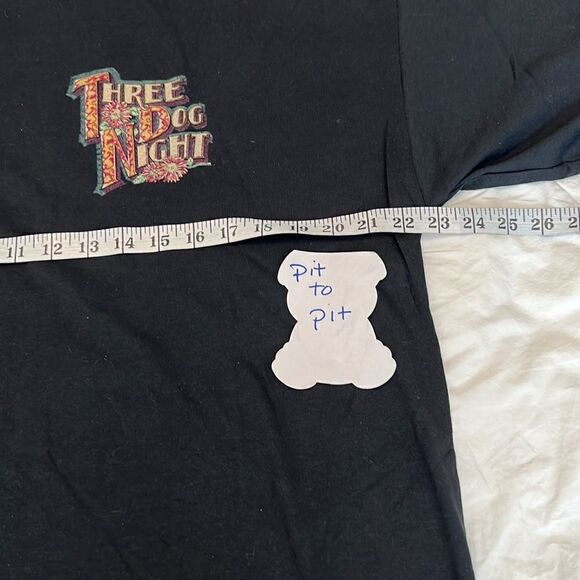 NWOT Authentic Vintage autographed Three Dog Night T-shirt GVC never worn - Picture 4 of 11
